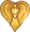 Schutzengel goldfarben